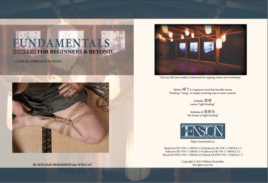 Fundamentals Shibari for beginers & beyond E-book version  a safe(r) approach to BDSM