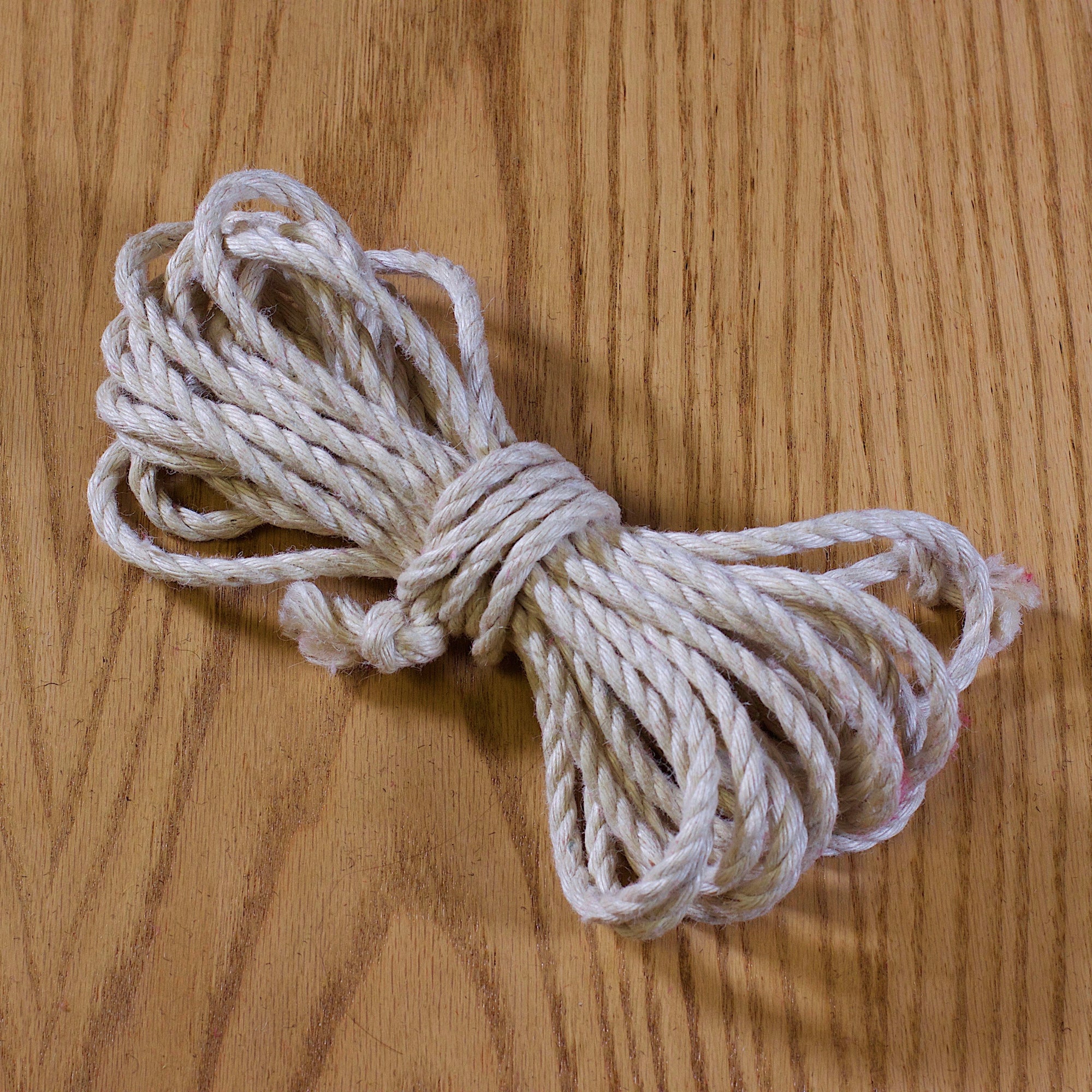 Jute rope Shibari quality by Tension - White