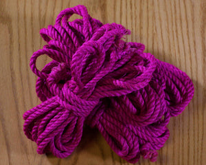Corde de jute Ogawa, traitée (1 corde) - Violet