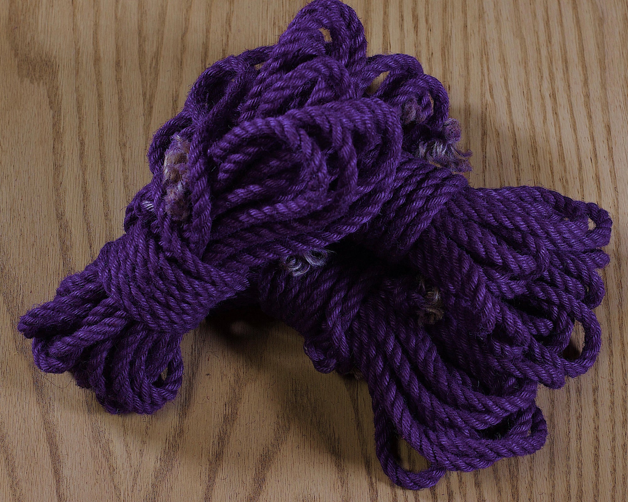 Corde de jute Ogawa, traitée (4 cordes) - Violet